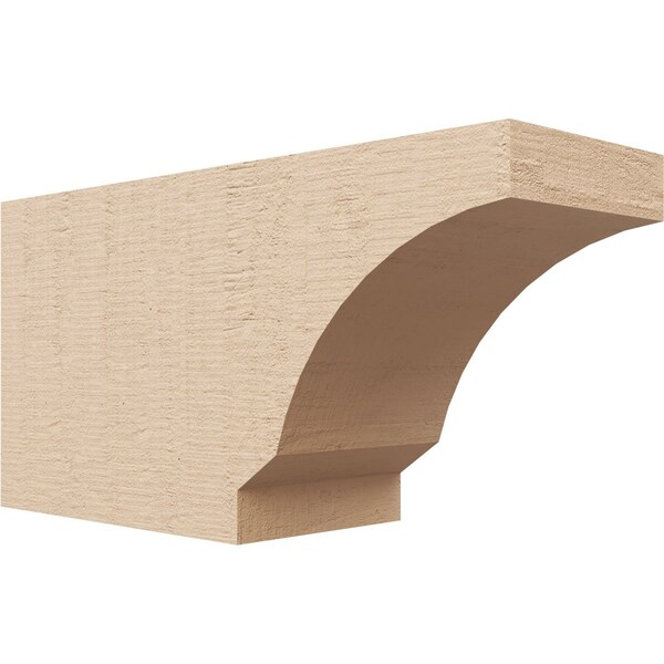 Ekena Millwork 4in. W x 6in. H x 12in. L Moab Woodgrain TimberThane Rafter Tail, Primed Tan RFTUR04X06X12MOARCPR - main